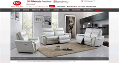 Desktop Screenshot of esfwholesalefurniture.com