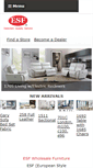 Mobile Screenshot of esfwholesalefurniture.com